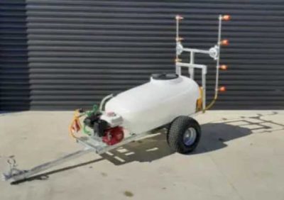 Sprayequip 300ltr Orchard Trailer Sprayer with Vine Boom
